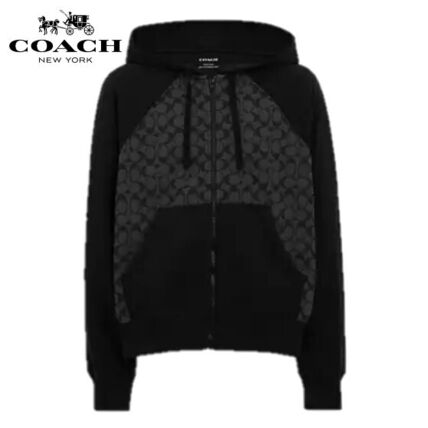 ブラック（黒）系 M Coach(コーチ) パーカー・フーディ(メンズ) - 海外