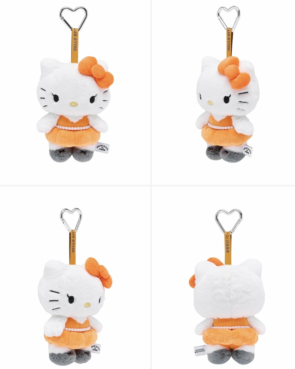 HELLO KITTY × JISOO】Random Plush Keychain (Hello Kitty
