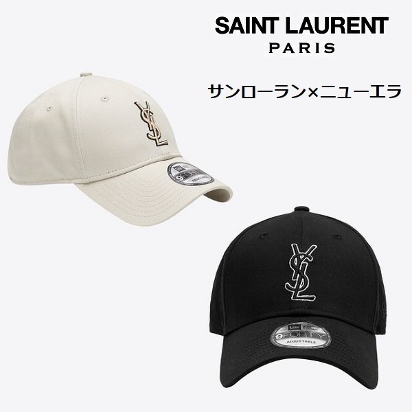 ◇1468 サンローラン NEWERA ブラック アジャスタ 2024年の最新作も