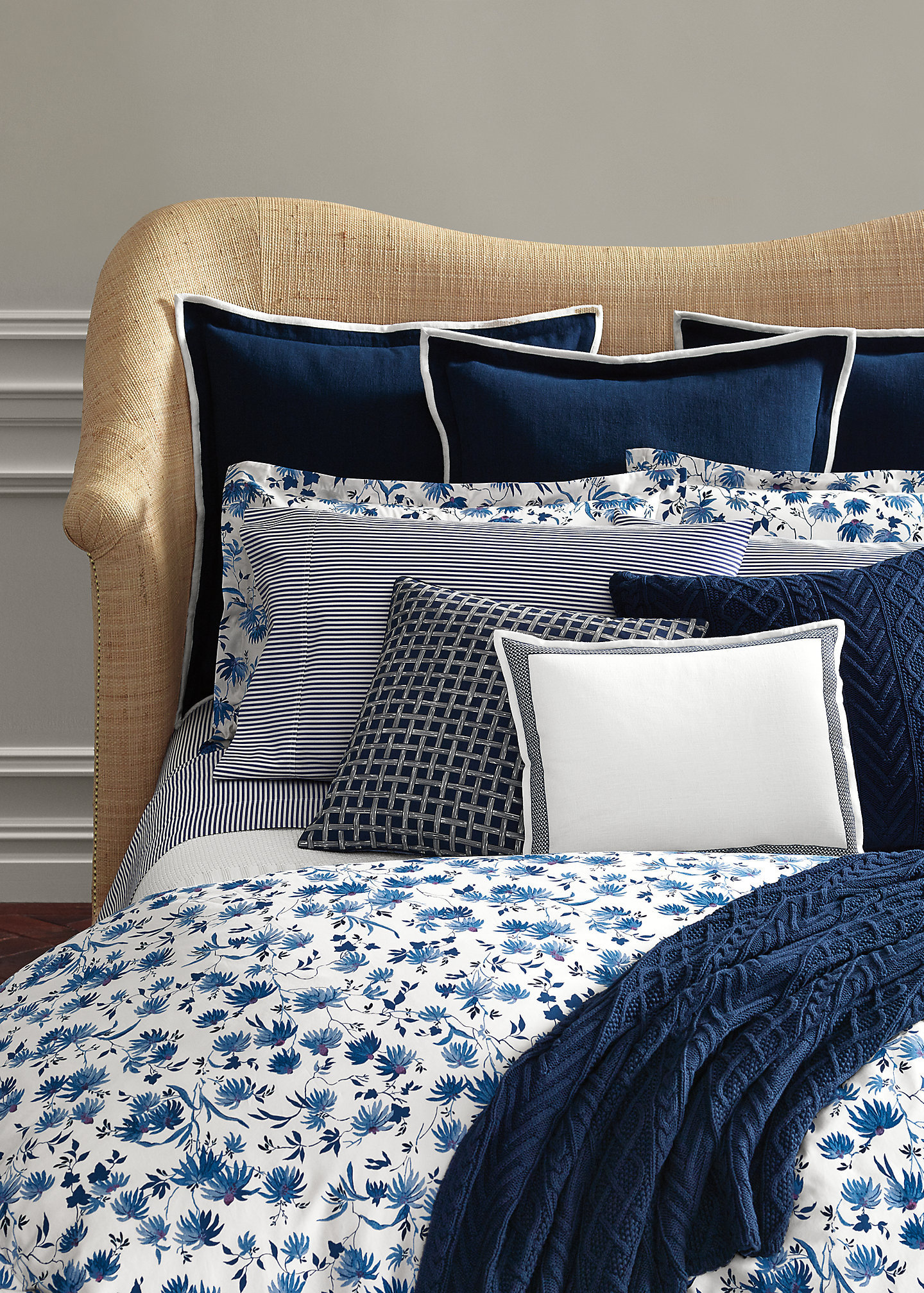 RL Home 300TC 掛け布団カバー クイーン/キング Adelaide Floral