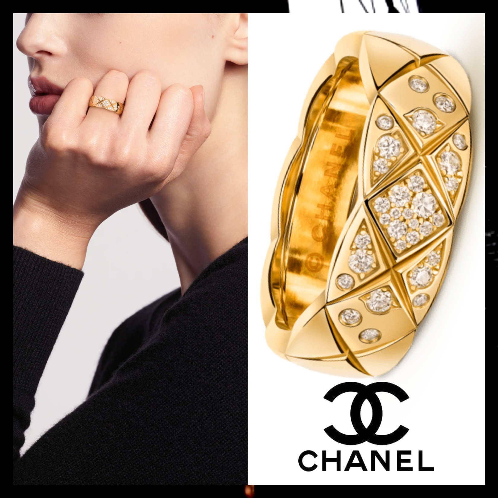 即納！ 【CHANEL シャネル】 ココ クラッシュ リング 18K 関税込