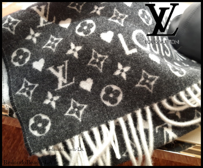 ハートが可愛い】ルイヴィトン☆エシャルプ マフラー (Louis Vuitton