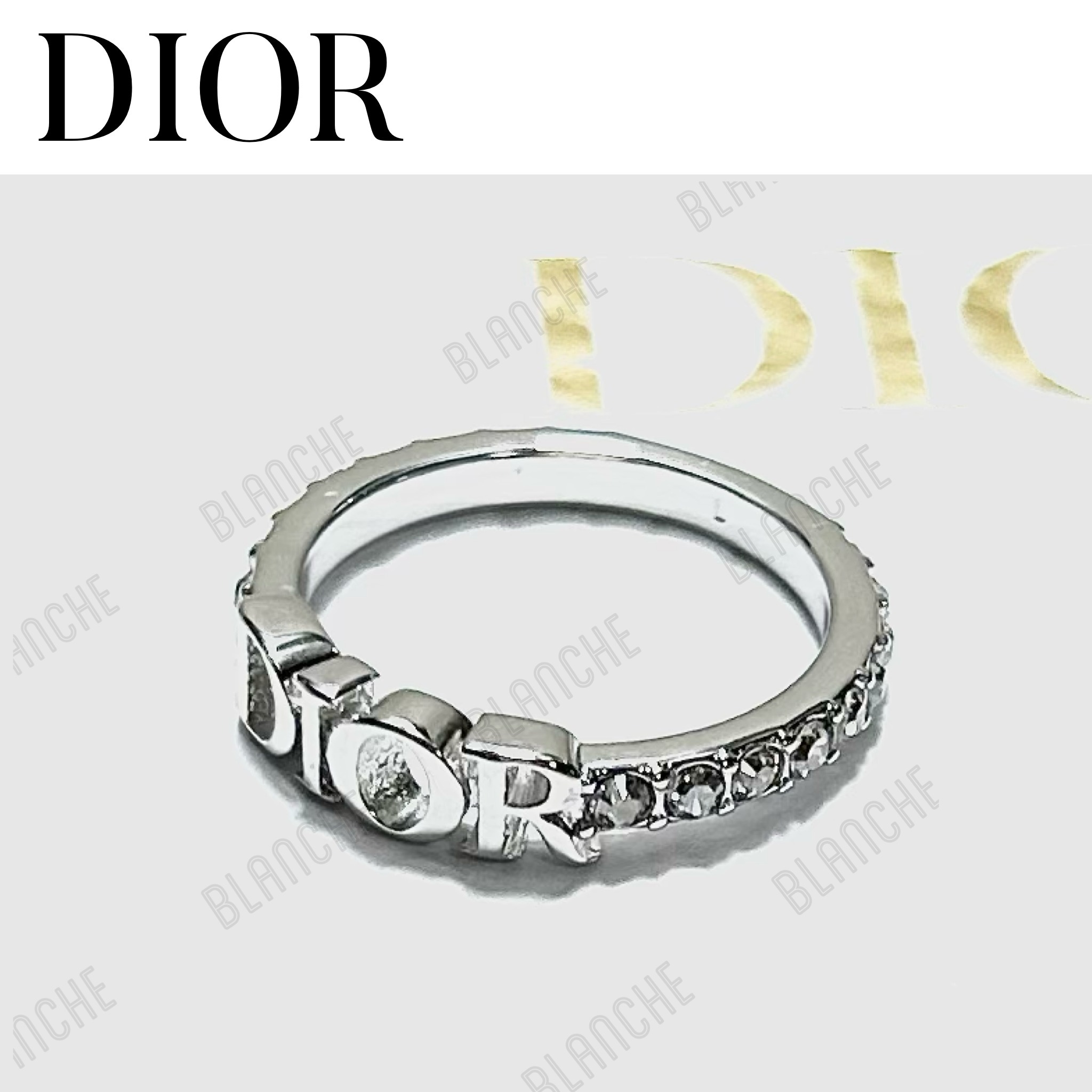 国内即発【DIOR】DIO(R)EVOLUTION リング メタル & クリスタル (Dior