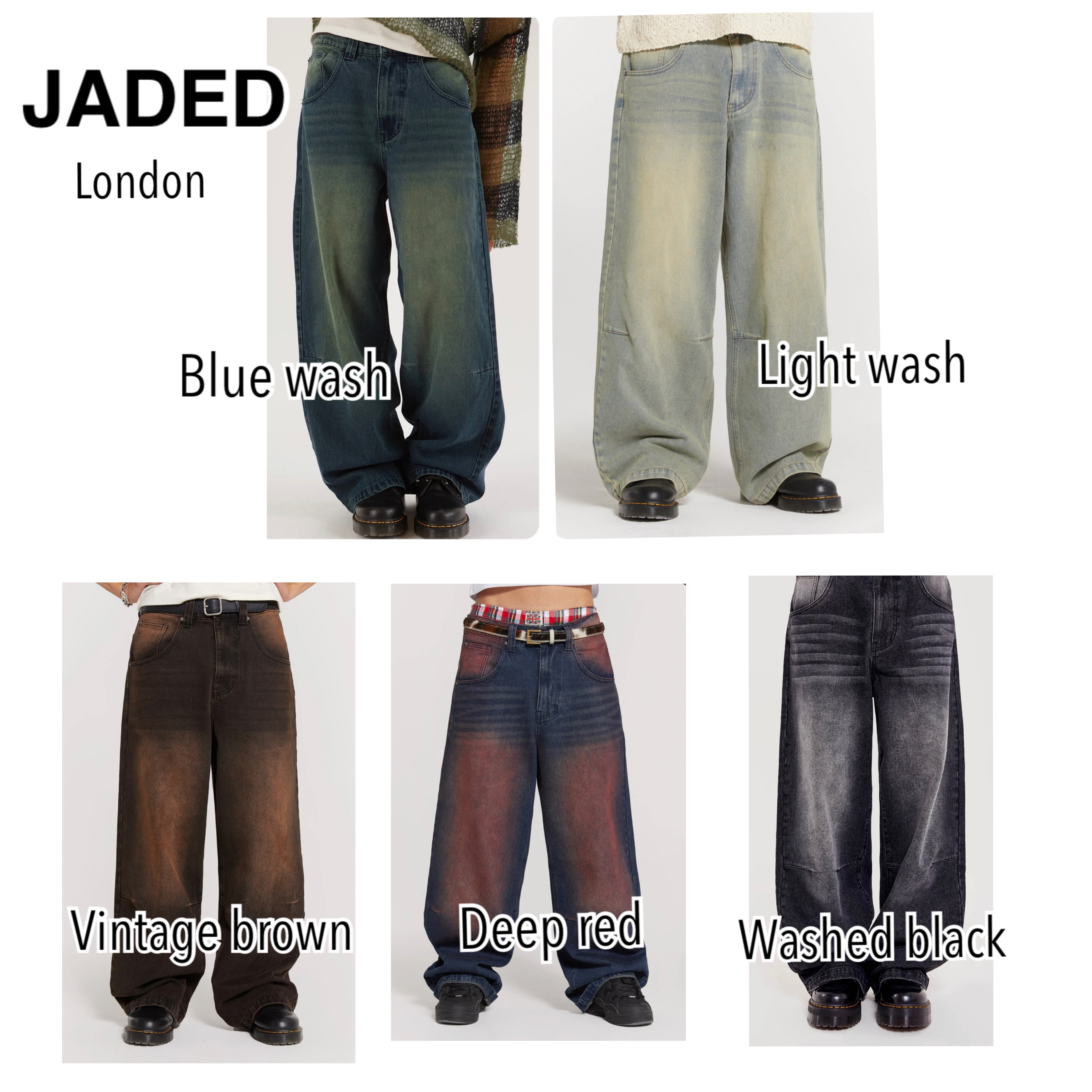 ロンドン発☆JADED London☆Colossus fit ジーンズ (JADED LONDON