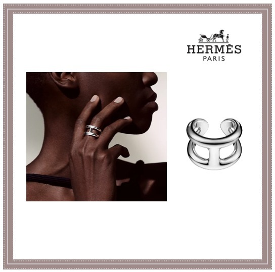 MMサイズ！〔HERMES〕オスモズ リング/Osmose ring mini model (HERMES