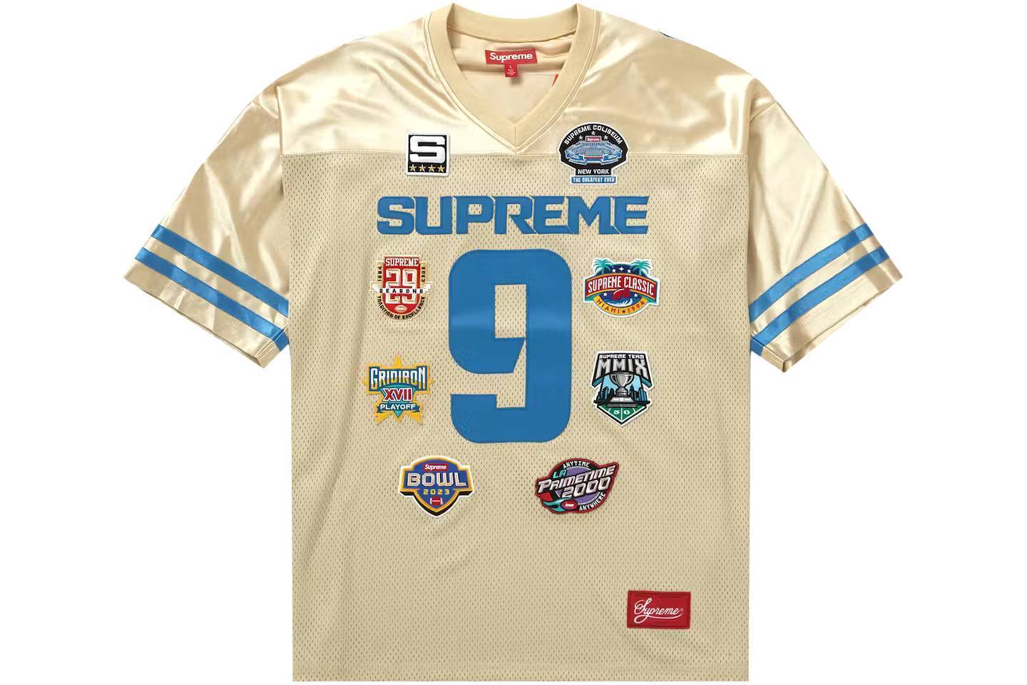 シュプリーム☆Championships Embroidered Football Jersey (Supreme