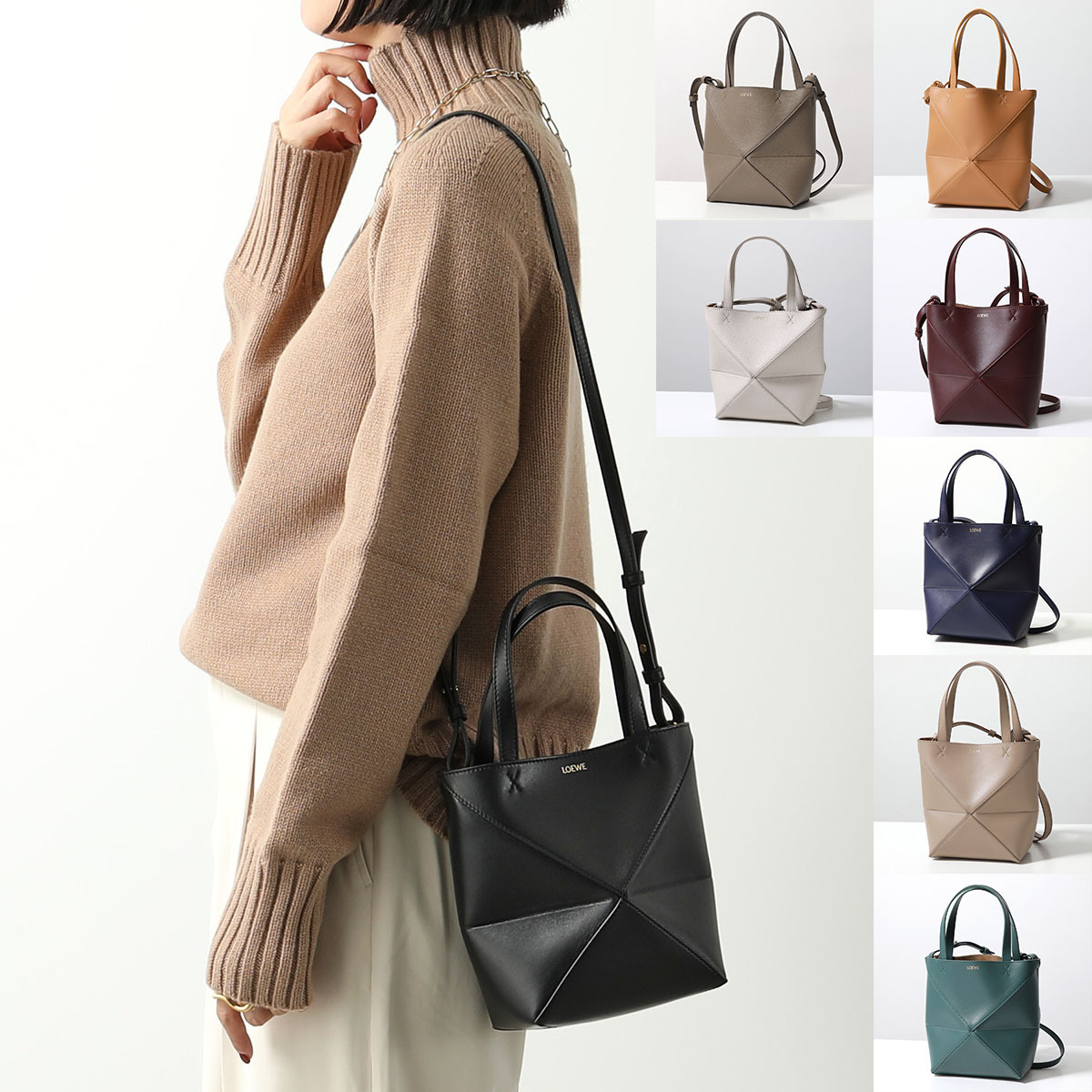 LOEWE トートバッグ A657V25X01 PUZZLE FOLD TOTE MINI (LOEWE/トート