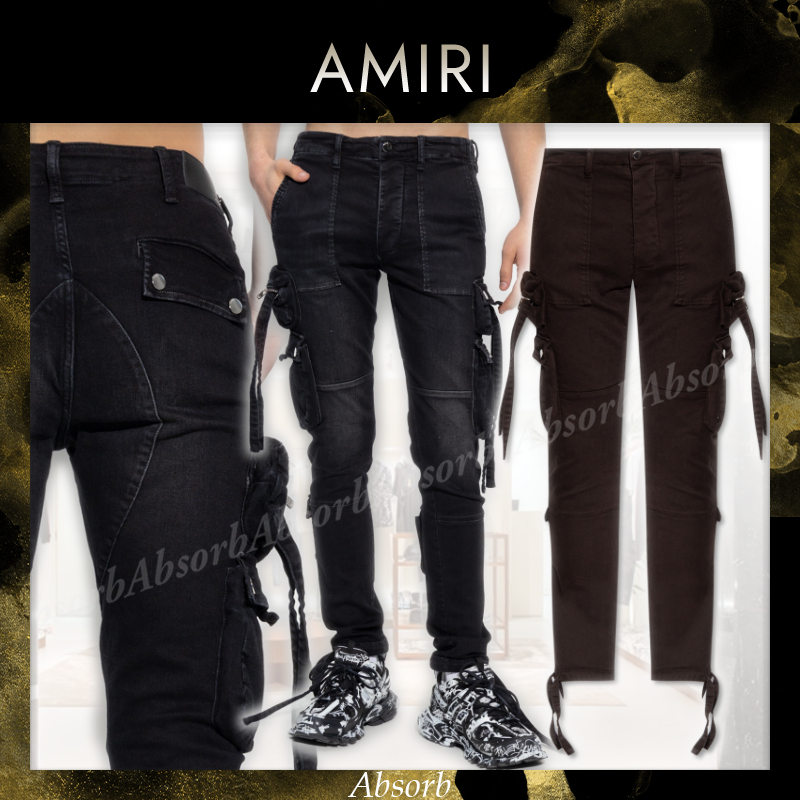 23AW NEW】AMIRI_men / コットン カーゴジーンズ / 2色 (AMIRI/デニム