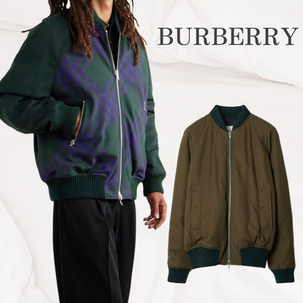パープル（紫）系 Burberry(バーバリー) アウター・ジャケット(メンズ