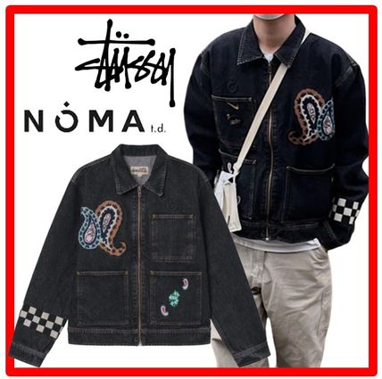 ☆人気☆Stussy x Noma t.d. Denim Zip Work Jacket Washed Bk