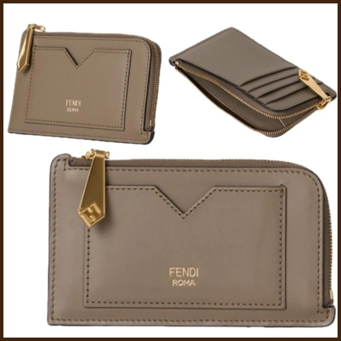 FENDI 最新作 カードケース 小銭入れ レザー FFロゴ FF Diamonds