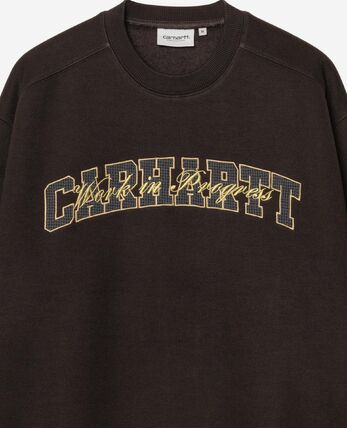 ☆ドイツ発*carhartt WIP*新作*Big School刺繍パッチスウェットT