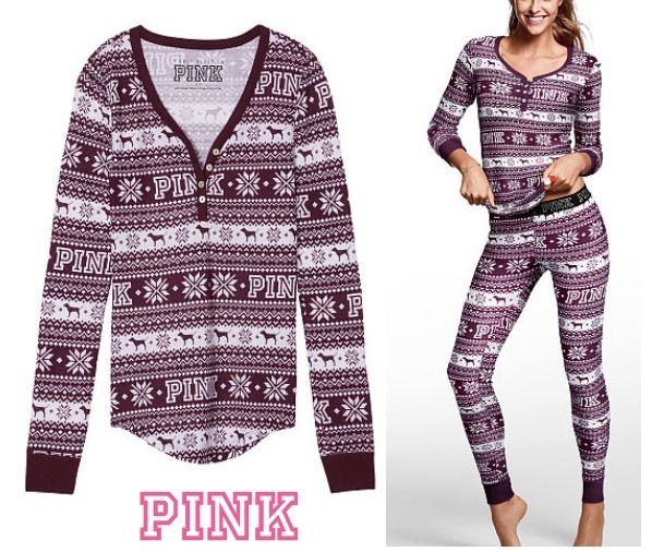 ☆新作☆ 【PINK・ヴィクシー】 ホリデー パジャマ TOP (Victoria's