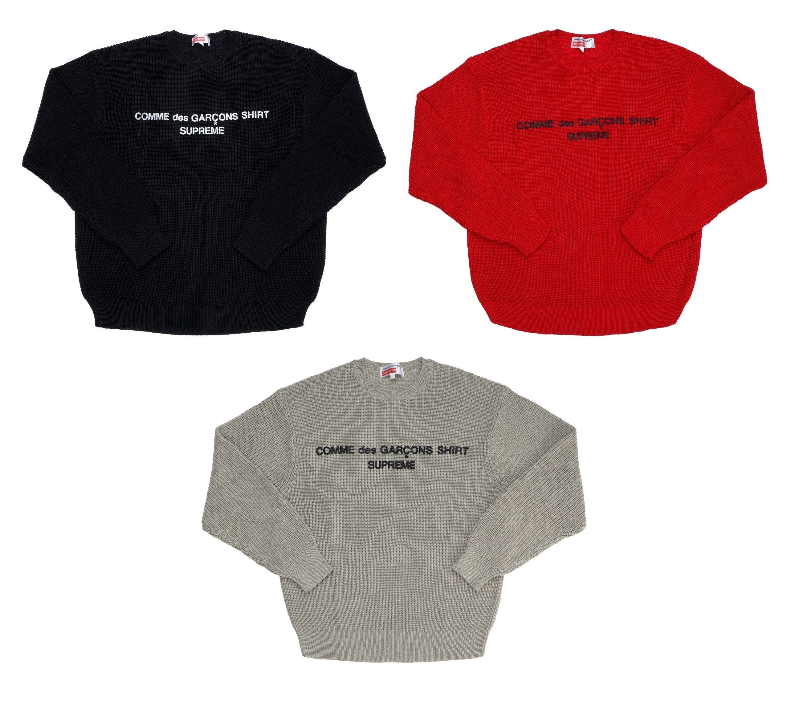 SUPREME☆コムデギャルソンコラボセーター (Supreme/ニット・セーター
