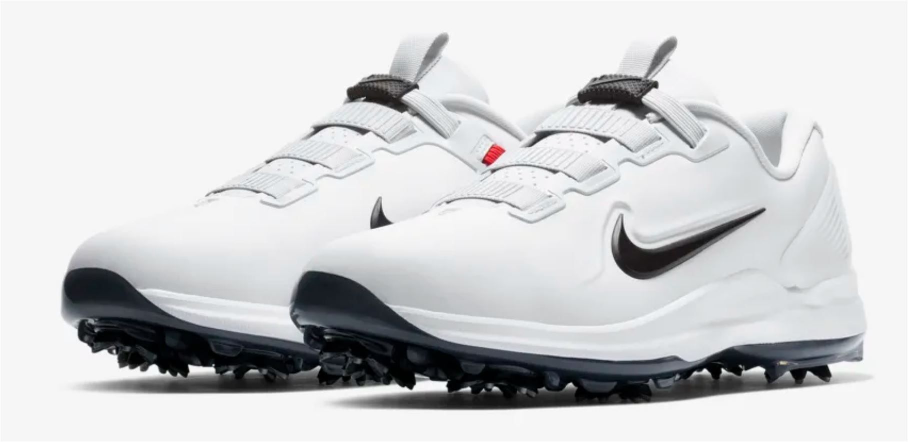 NIKE GOLF タイガーウッズ 71 FastFit メンズゴルフシューズﾎﾜｲﾄ (Nike