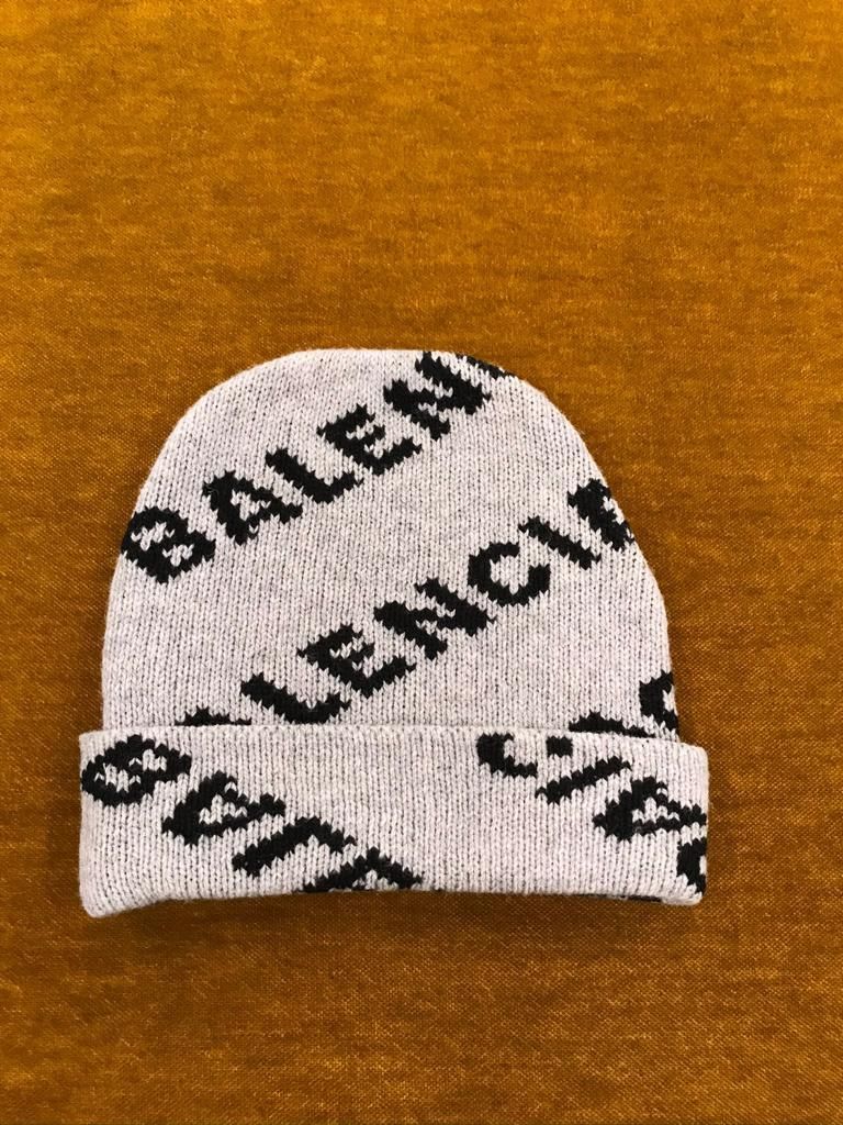 BALENCIAGA】バレンシアガ ロゴ ニット帽 ニットキャップ (BALENCIAGA
