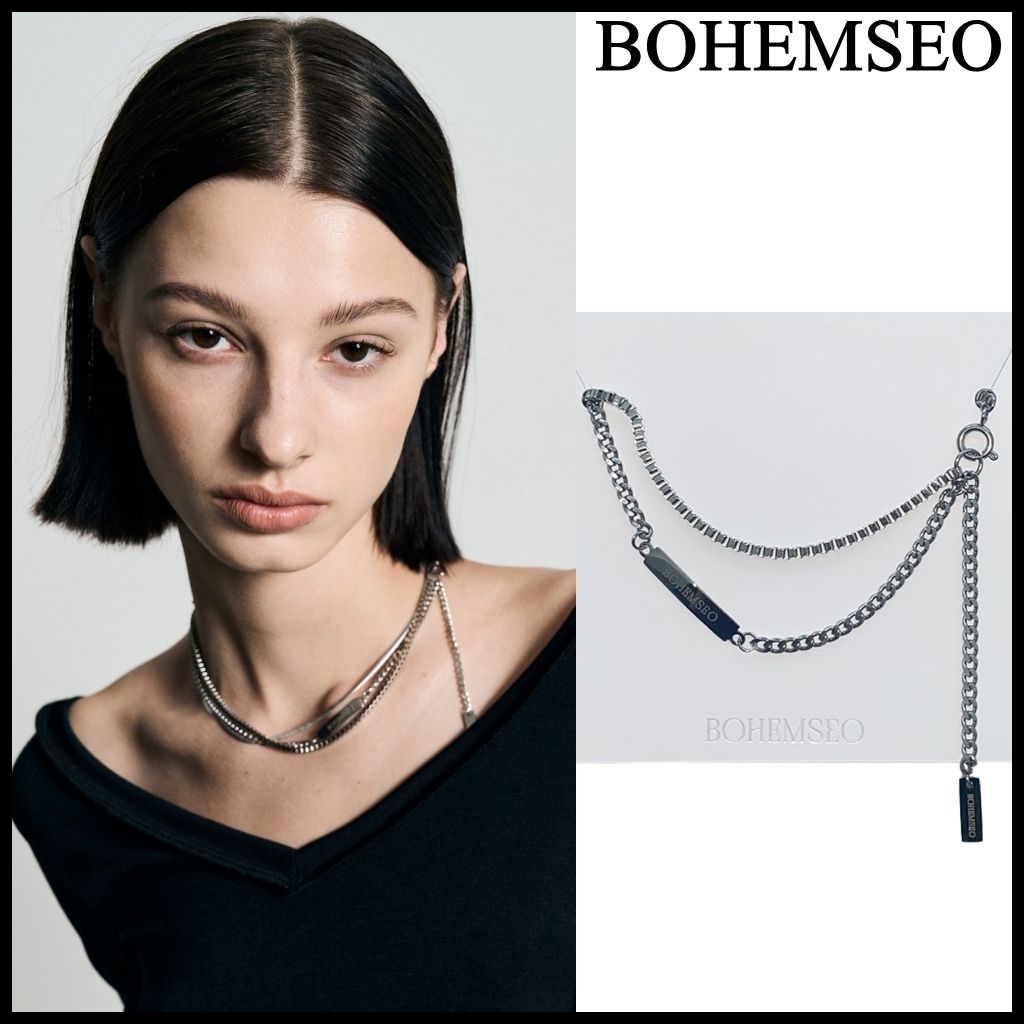 BOHEMIAN SEOUL】BOHEMSEO LAYERED CHAIN NECKLACE ネックレス