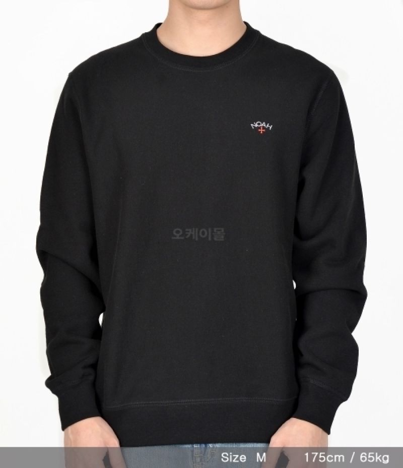 NOAH｜SWEATSHIRTS (Fleece Classic Crewneck (SS3NOAH BLK) (NOAH