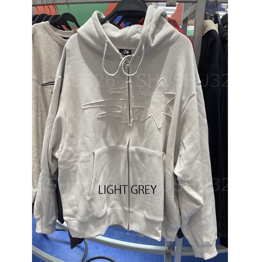 ☆Nice Ghost Club☆3STAR LOGO ZIPUP HOODIE (Nice Ghost Club