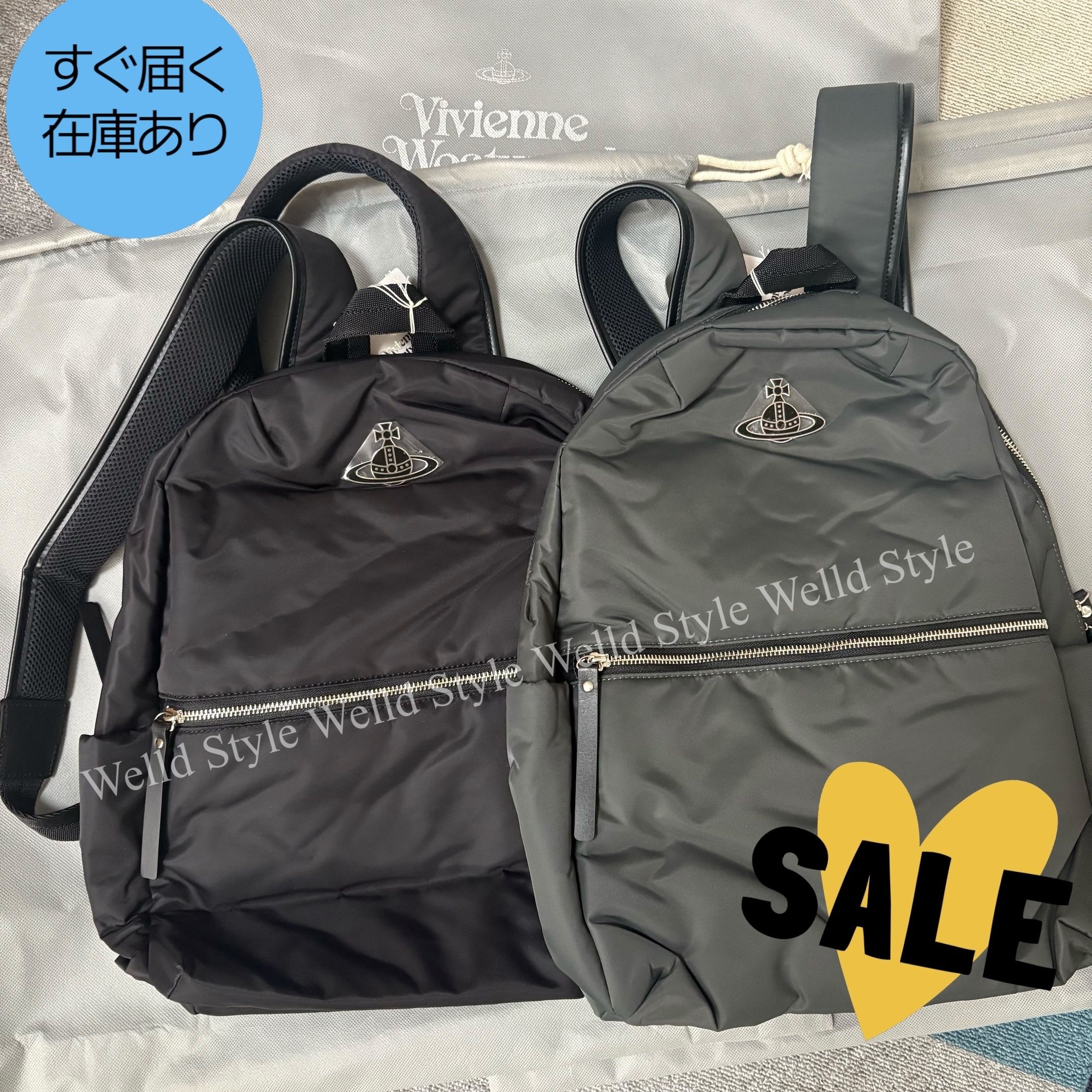 すぐ届く【Vivienne Westwood】 エナメルORB リュック (Vivienne