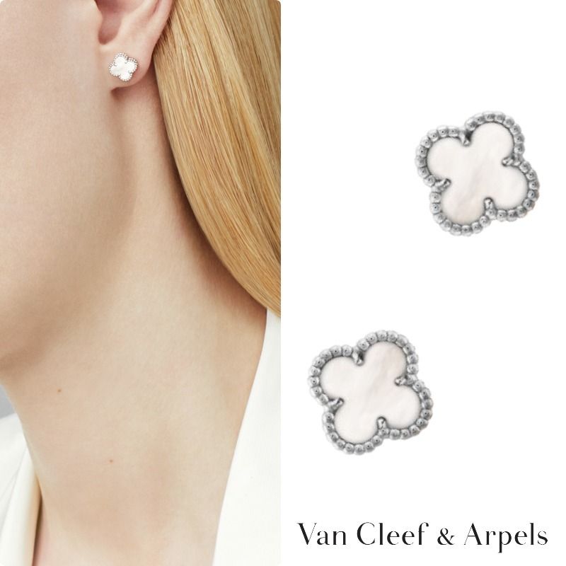 直営店＊ヴァンクリ Sweet Alhambra earstuds ピアス (Van Cleef