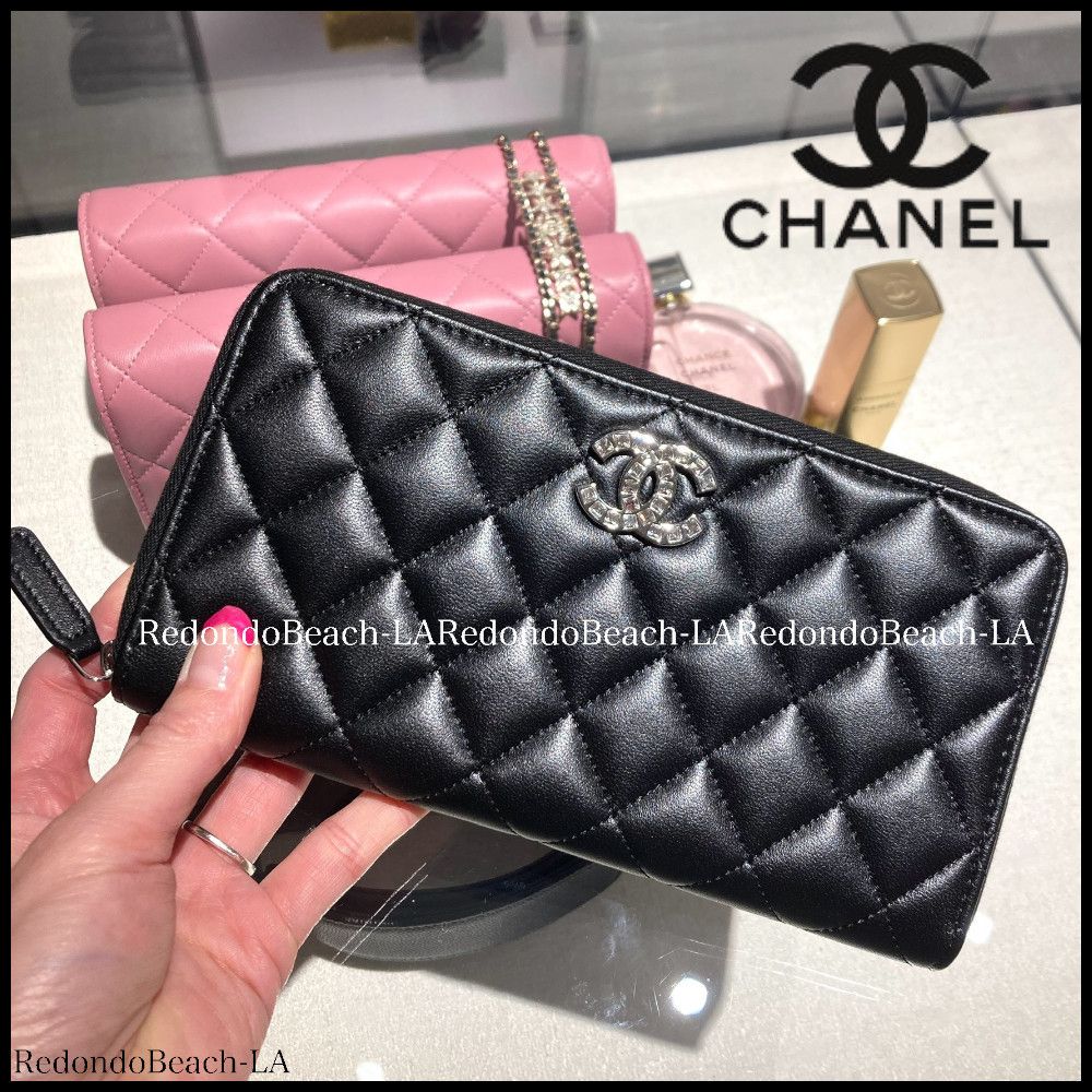 煌めく高級感溢れるCCロゴ】CHANEL☆長財布☆期間限定品 (CHANEL/長