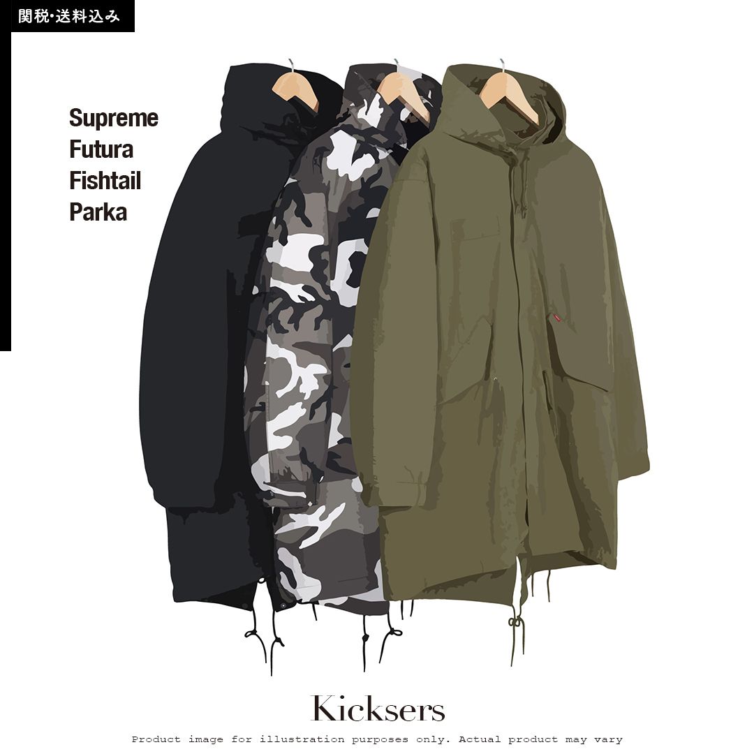 Supreme Futura Fishtail Parkaモッズコート/M