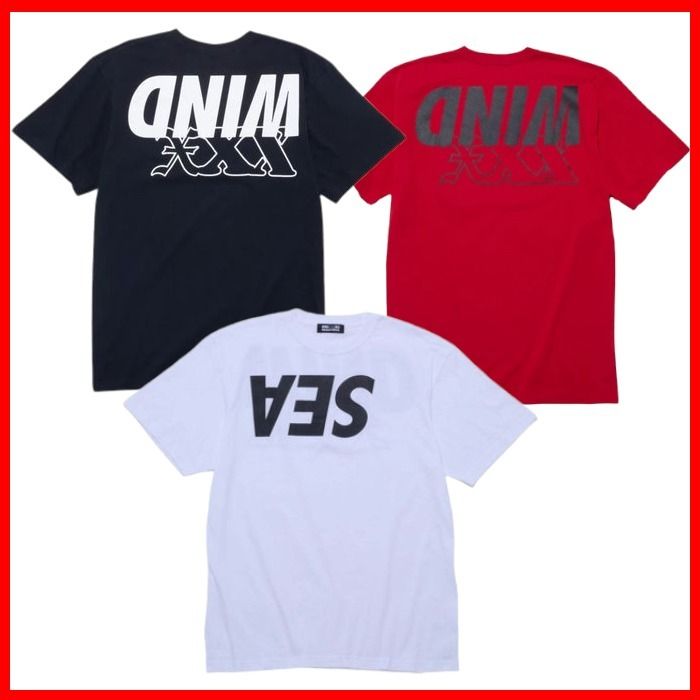 WIND AND SEA×GOD SELECTION XXX 反転ロゴ 半袖 Tシャツ (WIND AND SEA