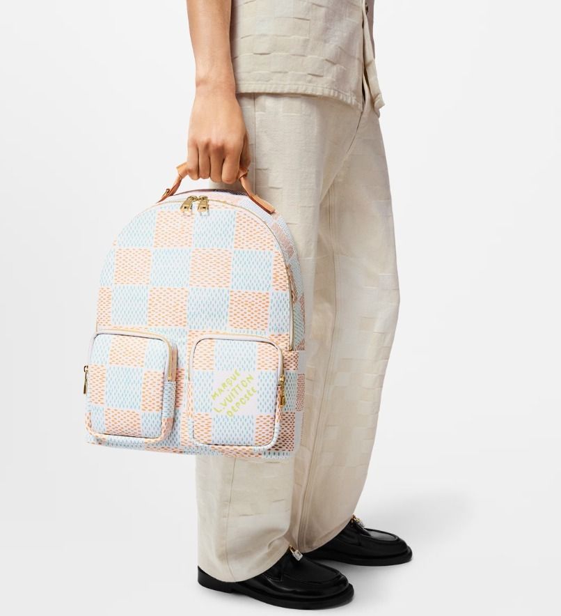 LouisVuitton《バックパック・マルチポケット》白 ダミエ 直営店