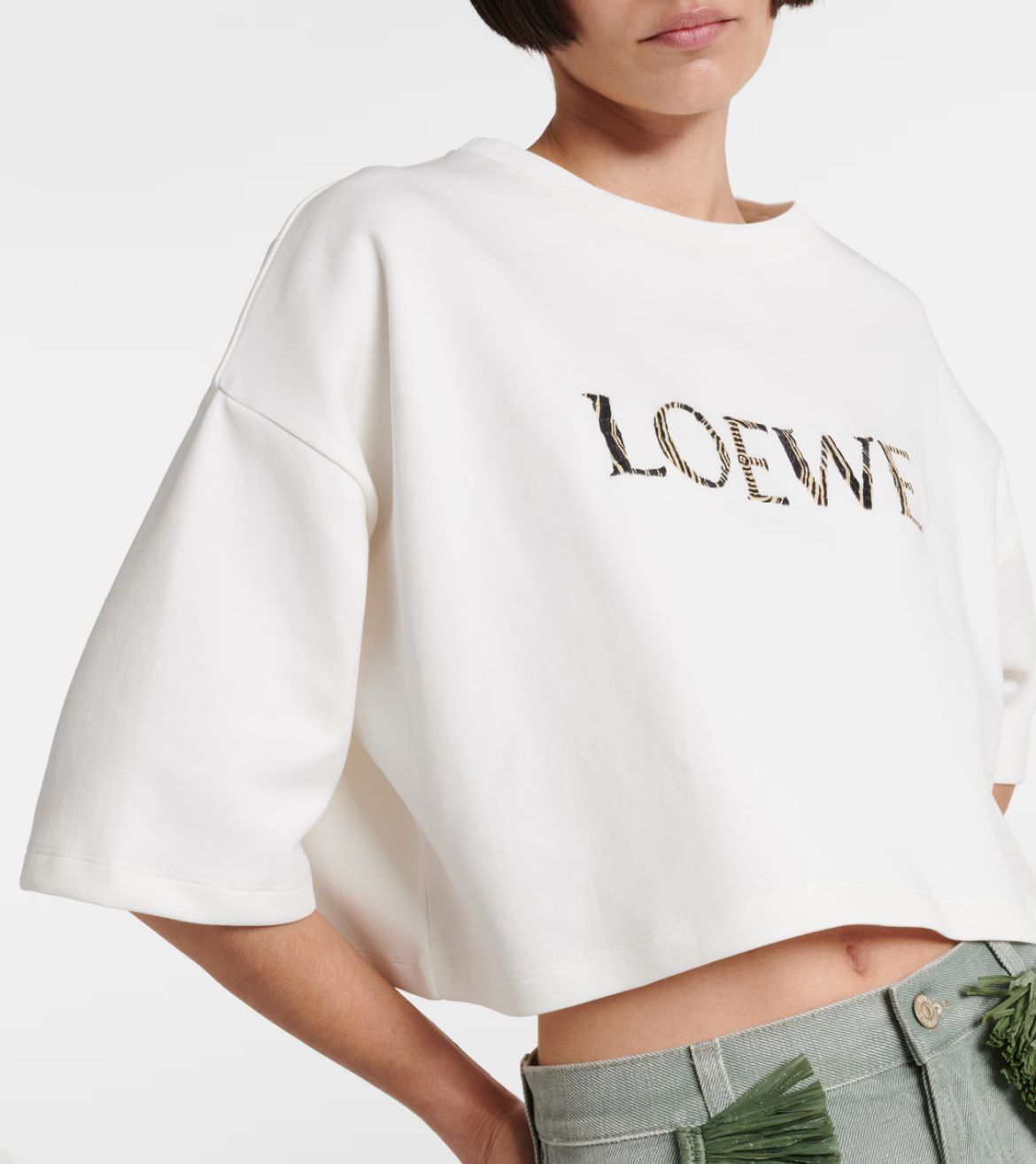 国内発】LOEWE x Paula's Ibiza クロップド Tシャツ (LOEWE/Tシャツ
