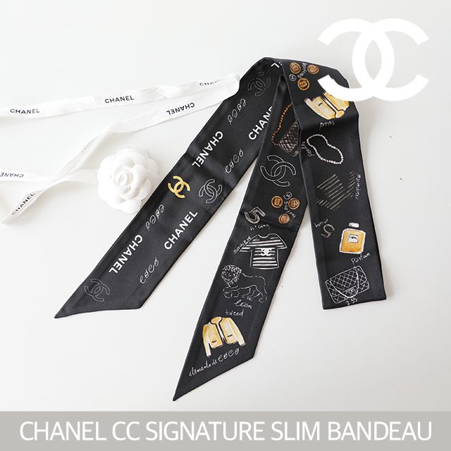 CHANEL】シャネル シグネチャー ツイリー スカーフ (CHANEL/スカーフ