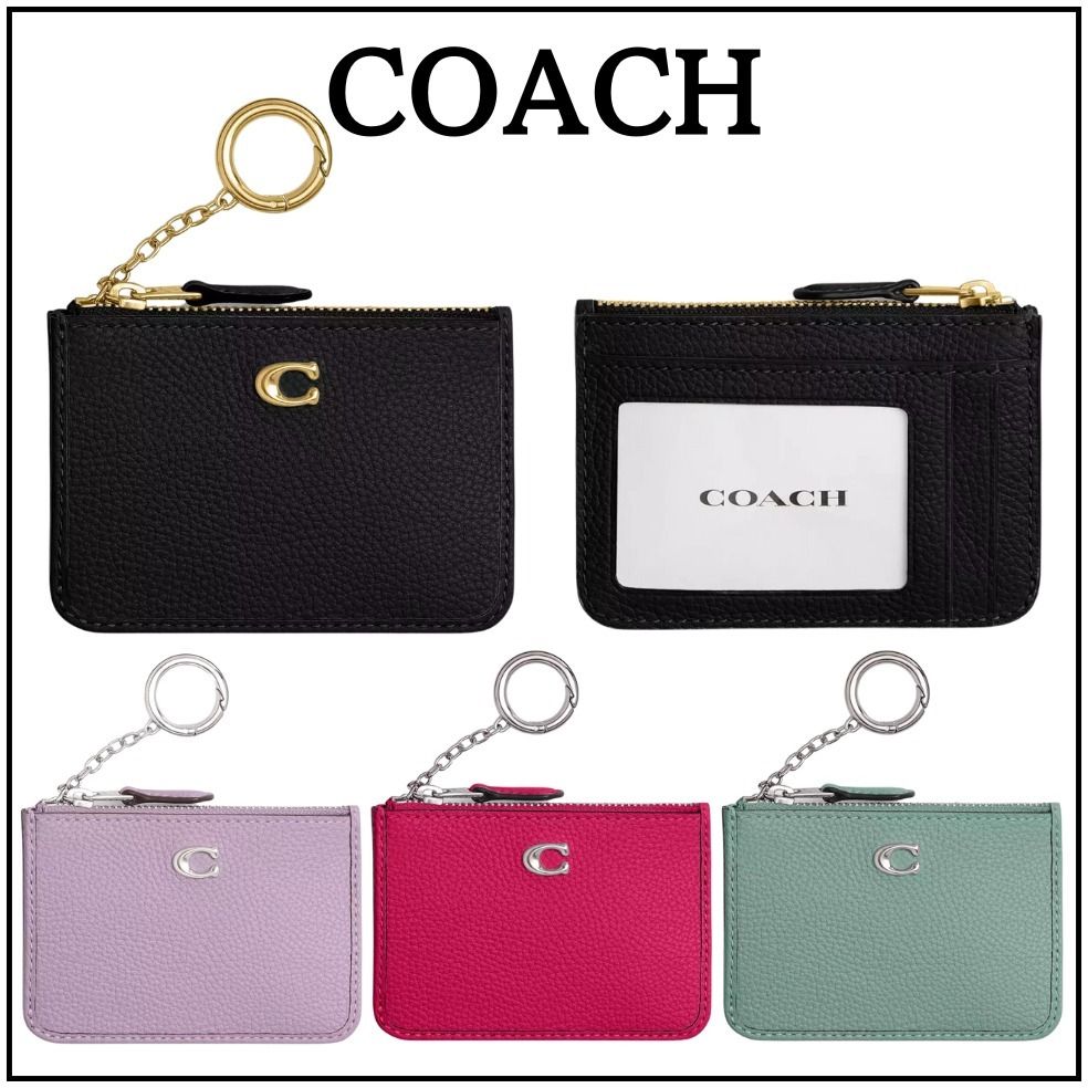 国内買付 すぐ届く【COACH】ミニ スキニー ID ケース (Coach/カード