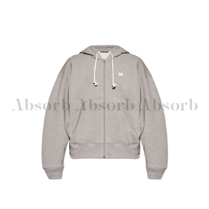 24SS NEW】Acne Studios/ ロゴパッチ付き ジップパーカー /2色 (Acne