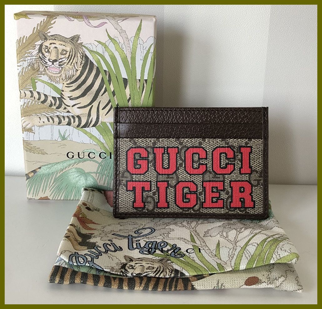 確保済&国内即発】グッチ◇GUCCI TIGER 名刺/カードケース (GUCCI