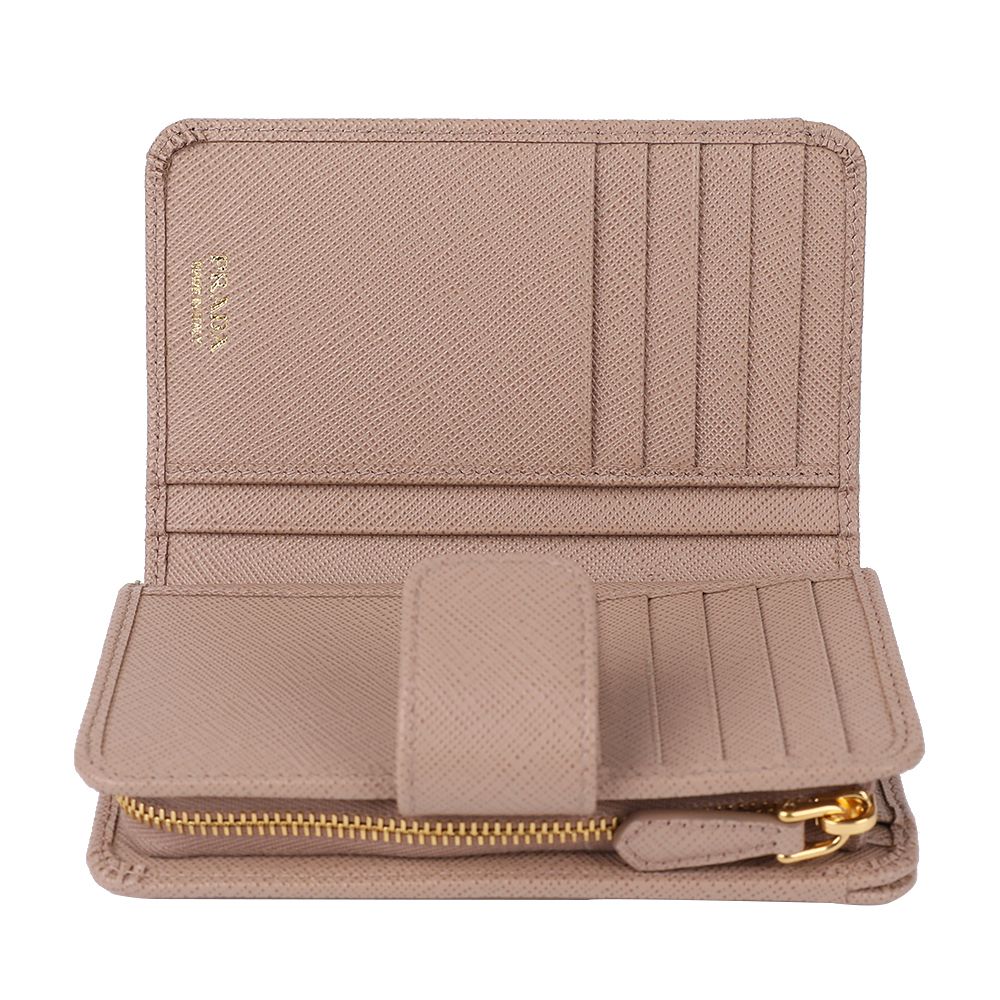 PRADA☆三角ロゴ サフィアーノ ウォレット 1ML225-QHH-F0236 (PRADA