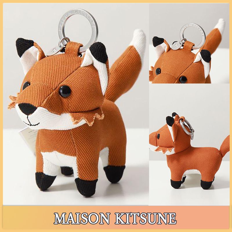 MAISON KITSUNE】☆人気☆きつねバッグチャームキーリング (MAISON