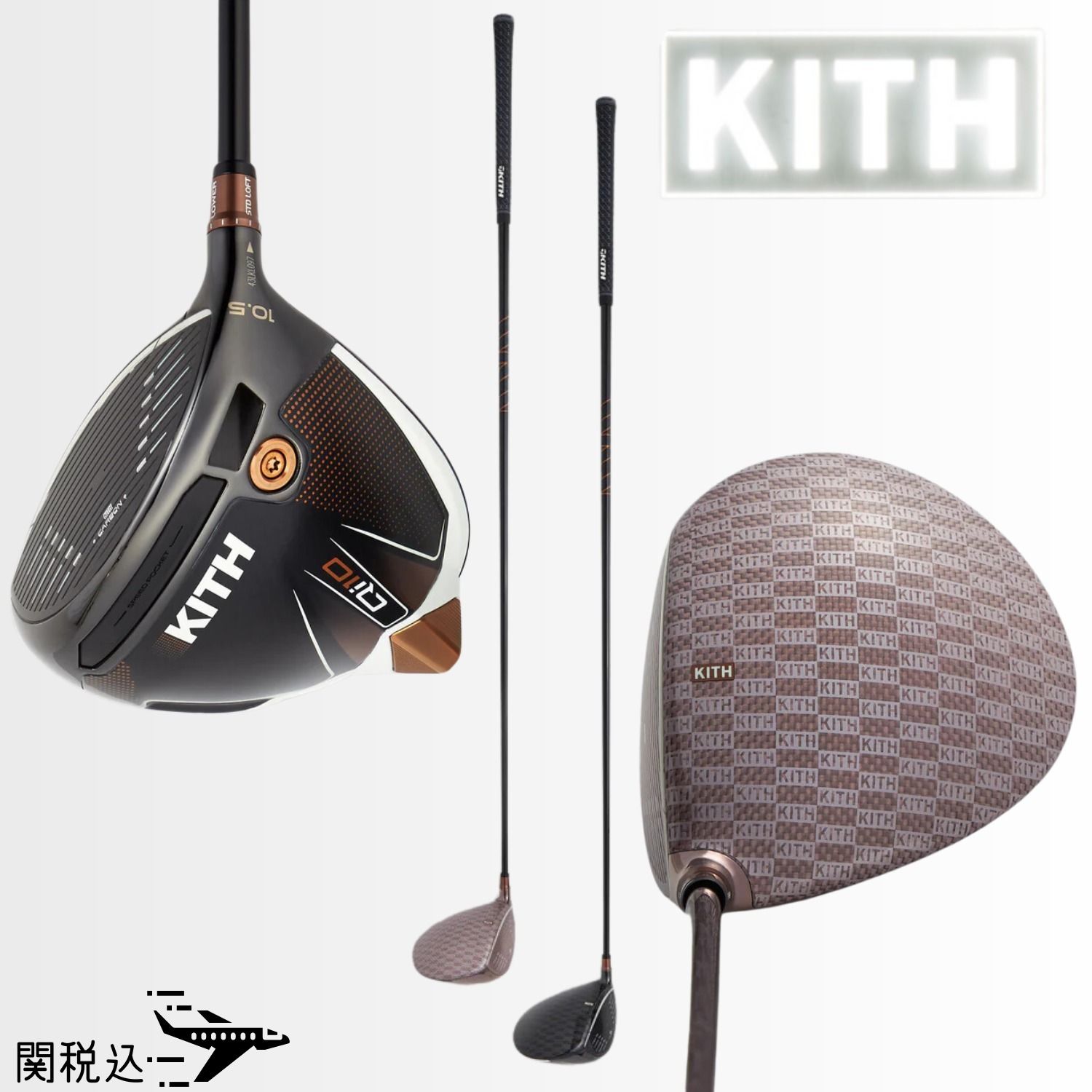 KITH TaylorMade テーラーメイド Qi10 9.0 ロフト ドライバー (KITH