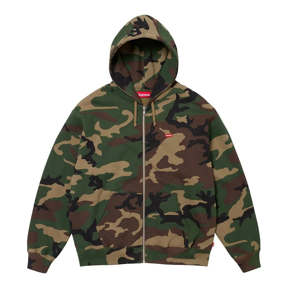 Supreme】Small Box Zip Up Hooded Sweatshirt☆Camo☆24FW☆ (Supreme