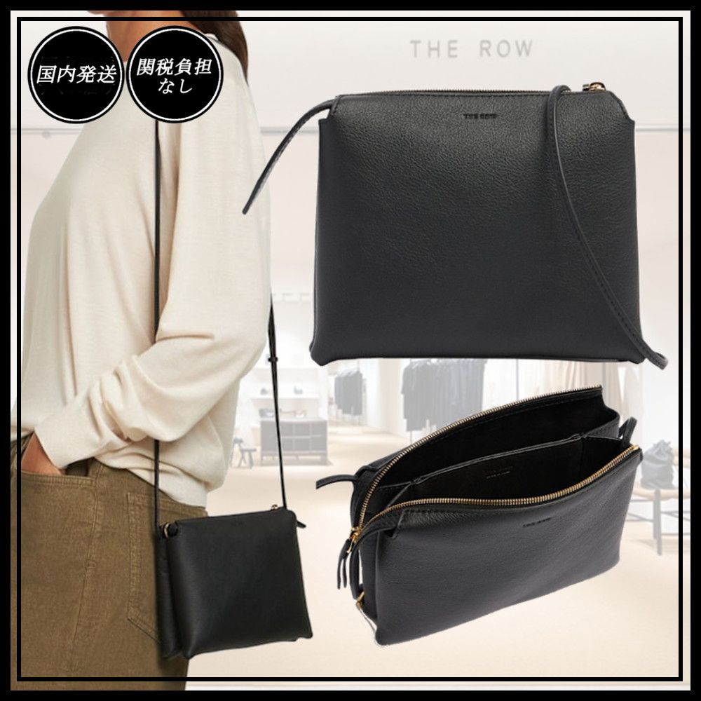 ◇THE ROW◇Nu Mini Twin レザー ショルダーバッグ《関税 込み》 (The