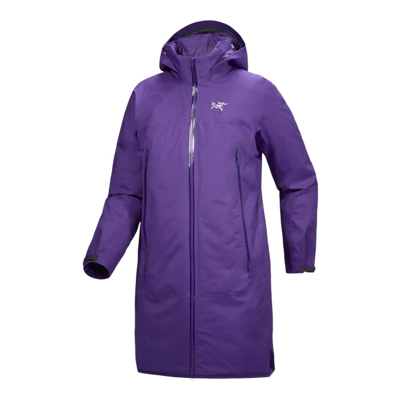 ARC'TERYX フード付きダウンジャケット Womenパープル紫