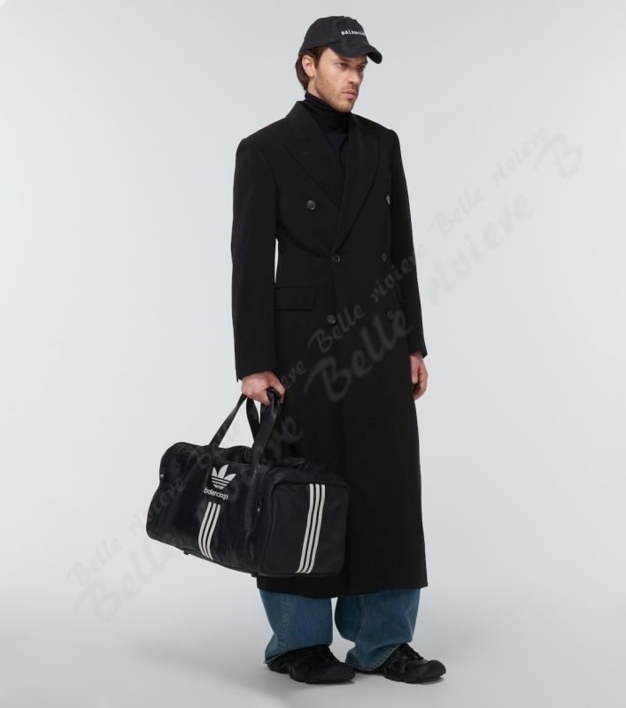 24PF new/BALENCIAGA ダブルブレストコート Coat Black (BALENCIAGA