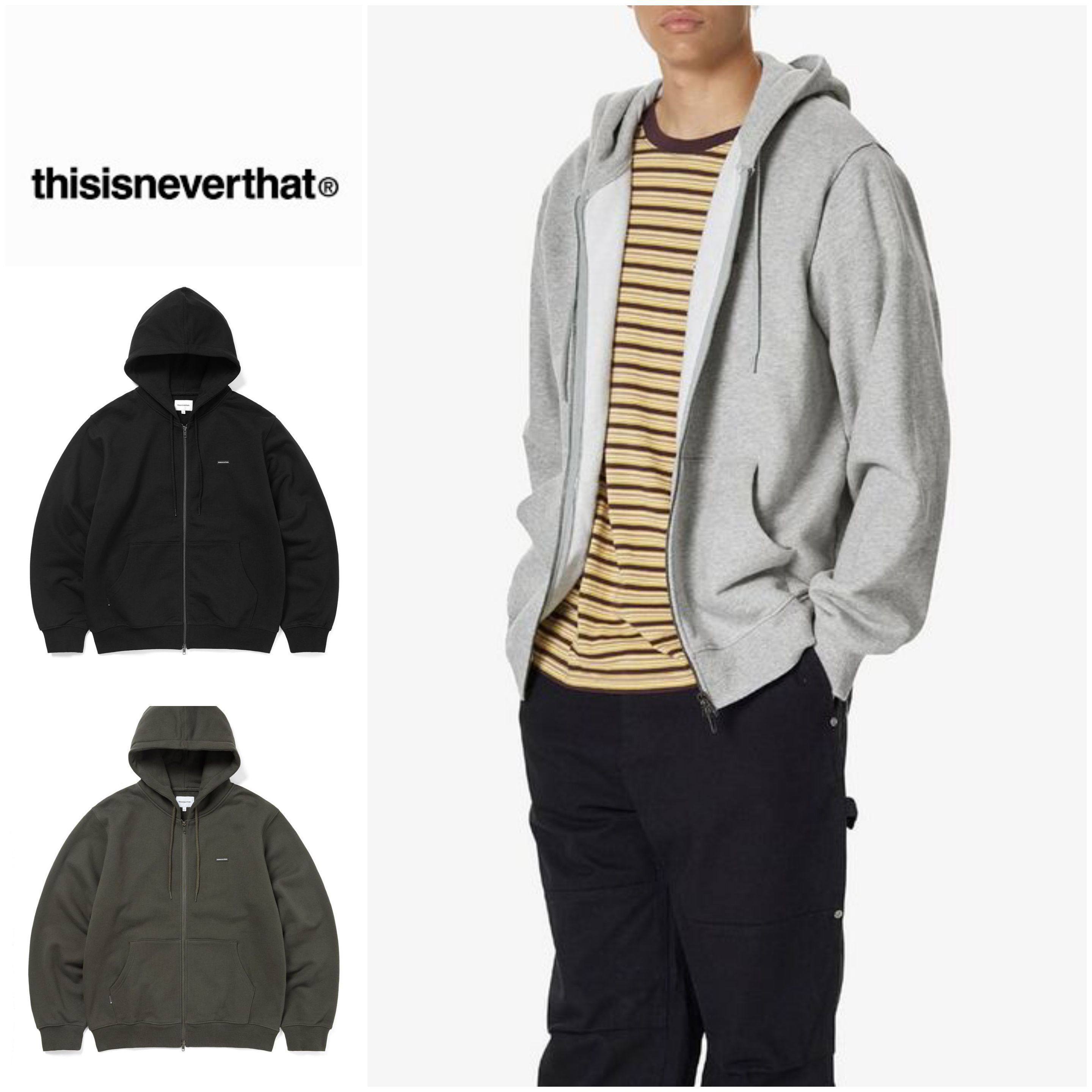 thisisneverthat T.N.T. Classic HDP Zip Up Hoodie (thisisneverthat