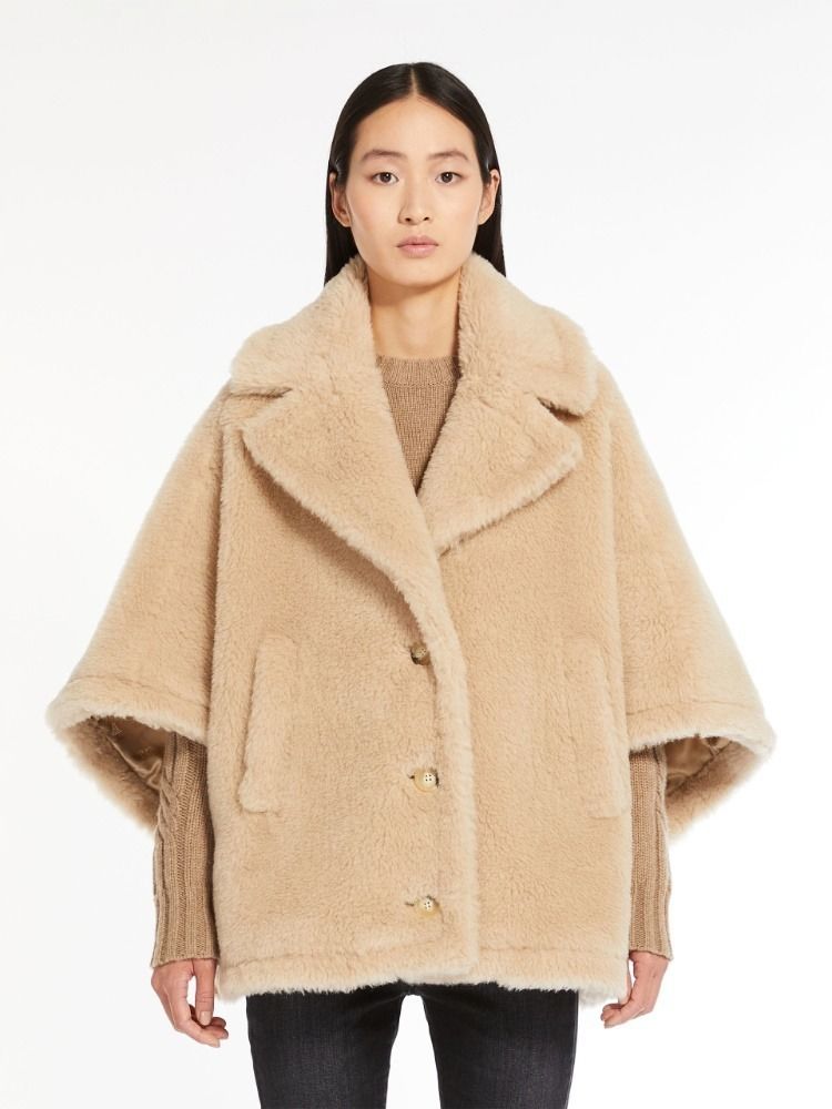 定番☆大人気】Max Mara《ALEGGIO》テディベア ショートケープ (Max