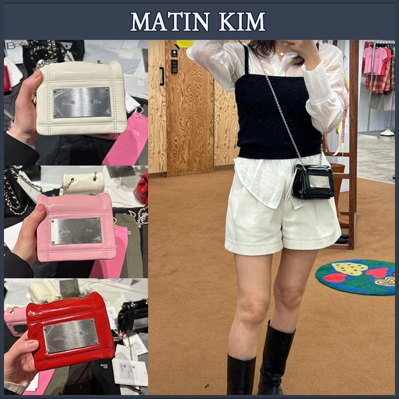 Matin Kim】24SS☆クラシック チェーンキルティングミニバッグ (Matin