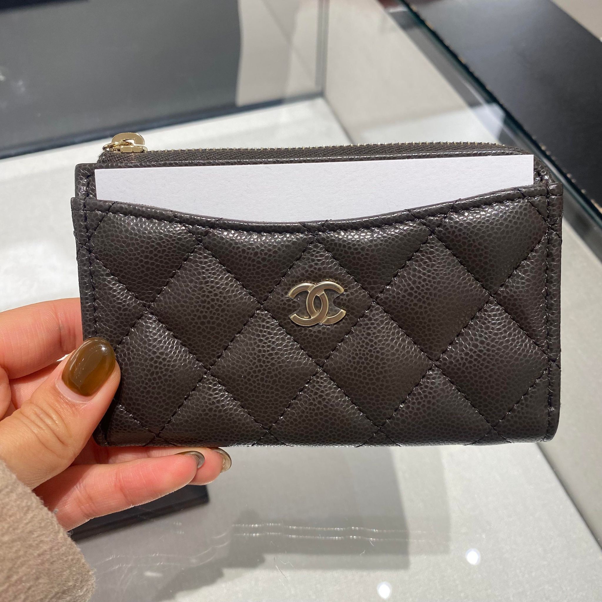 上品ブラウン♪ CHANEL フラグメントケース カードケース (CHANEL
