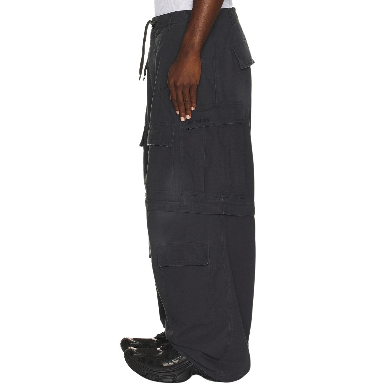 BALENCIAGA バレンシアガ ロゴ ラージ 2Way カーゴパンツ (BALENCIAGA