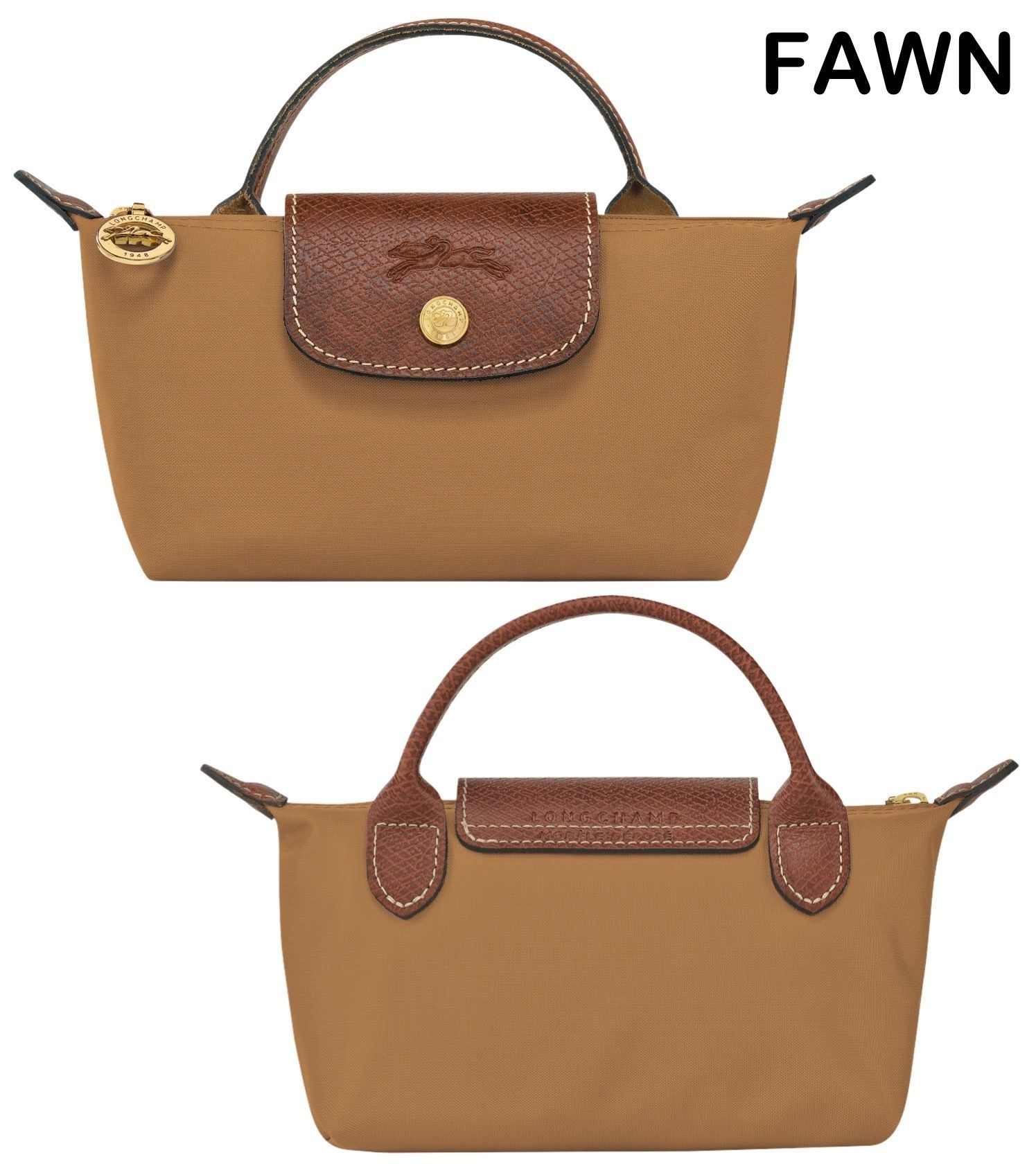人気*Longchamp ル プリアージュ オリジナル ハンドル付きポーチ