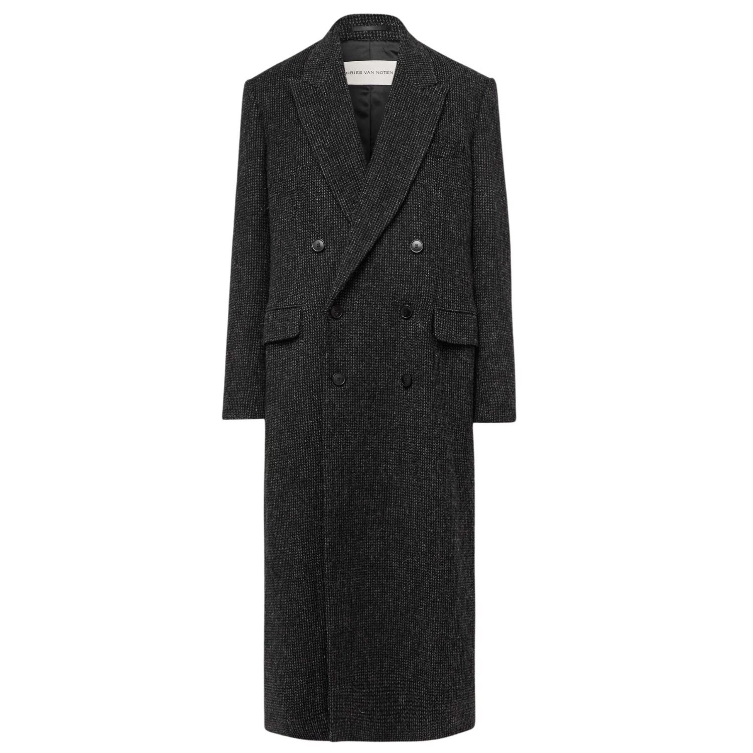 DRIES VAN NOTEN ドリスヴァンノッテン ツイードコート ロング (Dries
