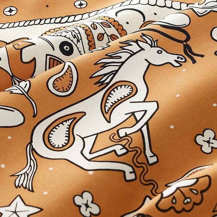 エルメス シルクバンダナ 《アニマル・バンダナ》 ギフト (HERMES