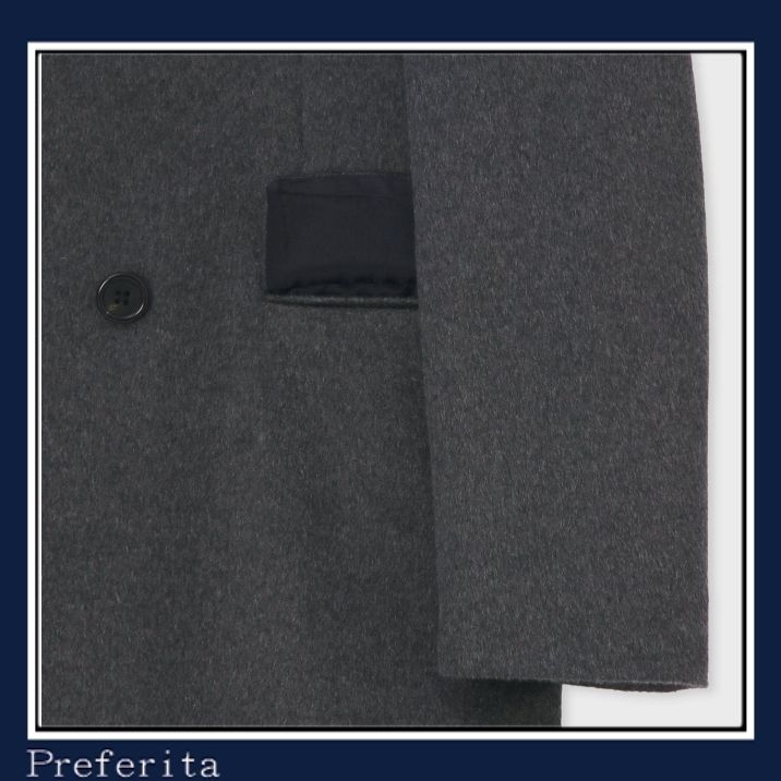 Paul Smith】カシミヤ ダブルブレスト ロングチェスターコート (Paul